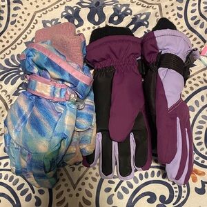 Colorful Kids Winter Gloves Set